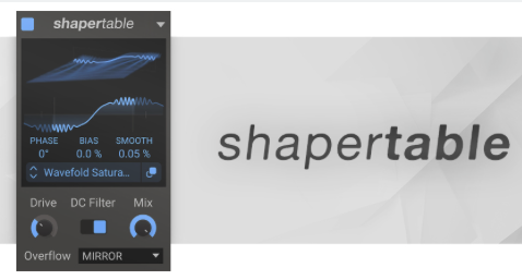 Kilohearts Shaper Table
